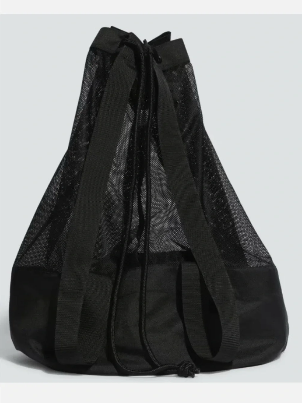 adidas Black Mesh Drawstring soccer ball bag
